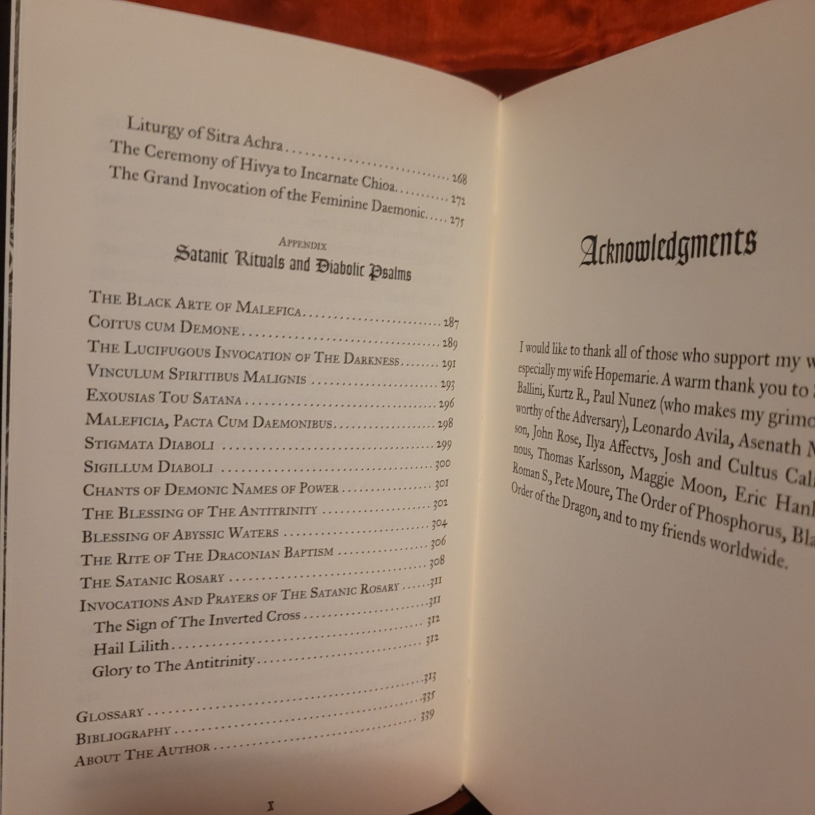 Infernal Union: Sinister Initiation & The Satanic Psalms by Michael W. Ford (Man