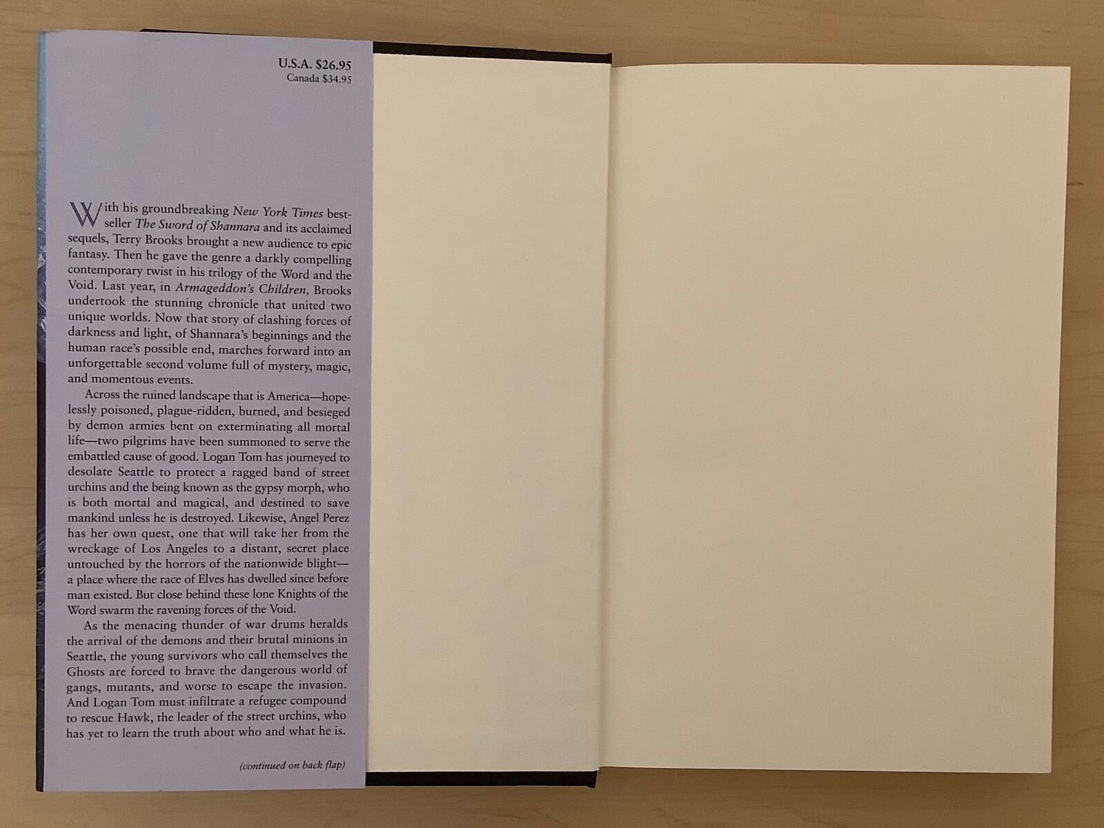 The Elves of Cintra by Terry Brooks, signed – 1st/1st – Genesis of Shannara #2