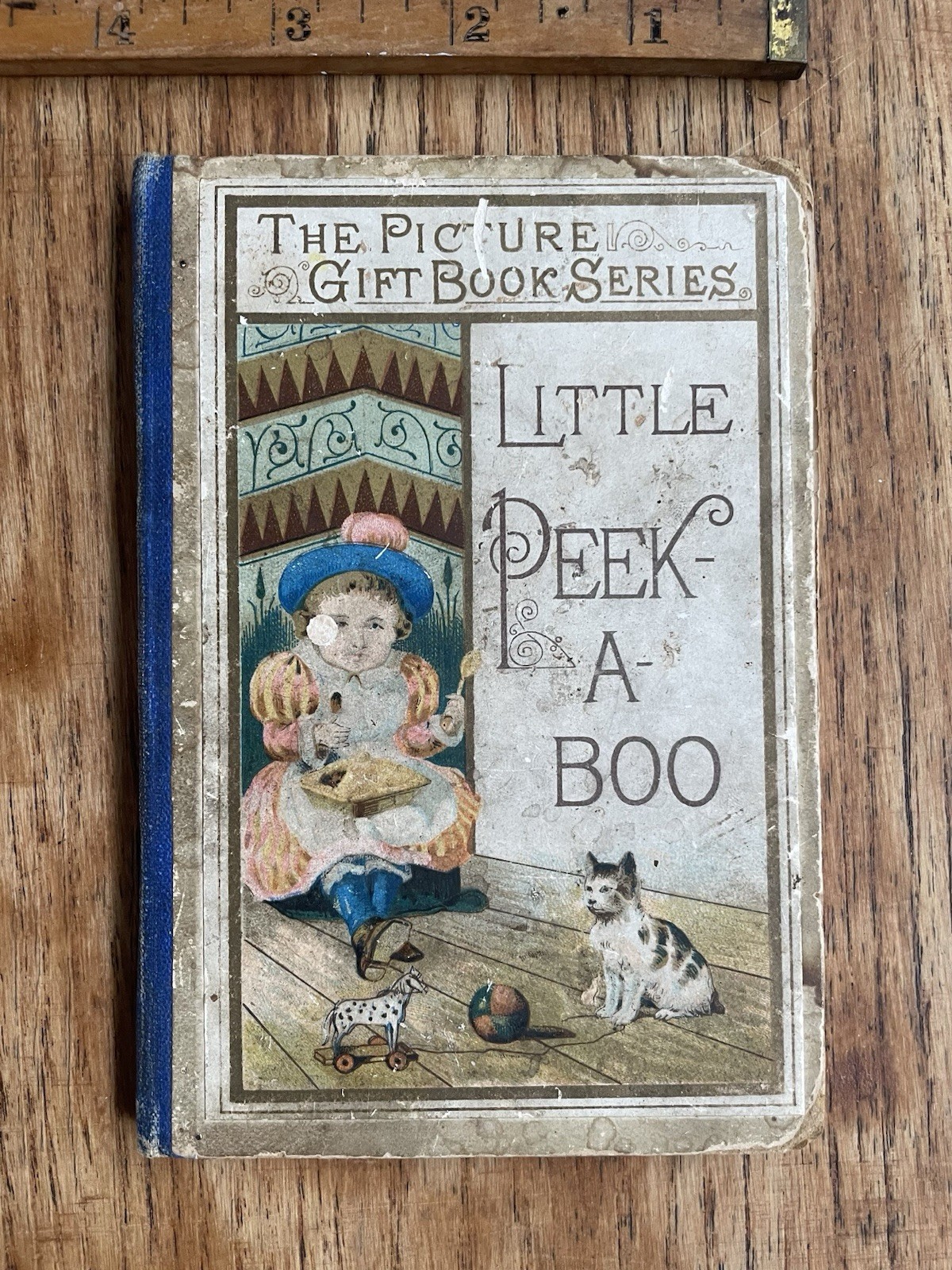 Little Peek-A-Boo Picture Gift Book c1880 Nelson Partridge 5.5×4”