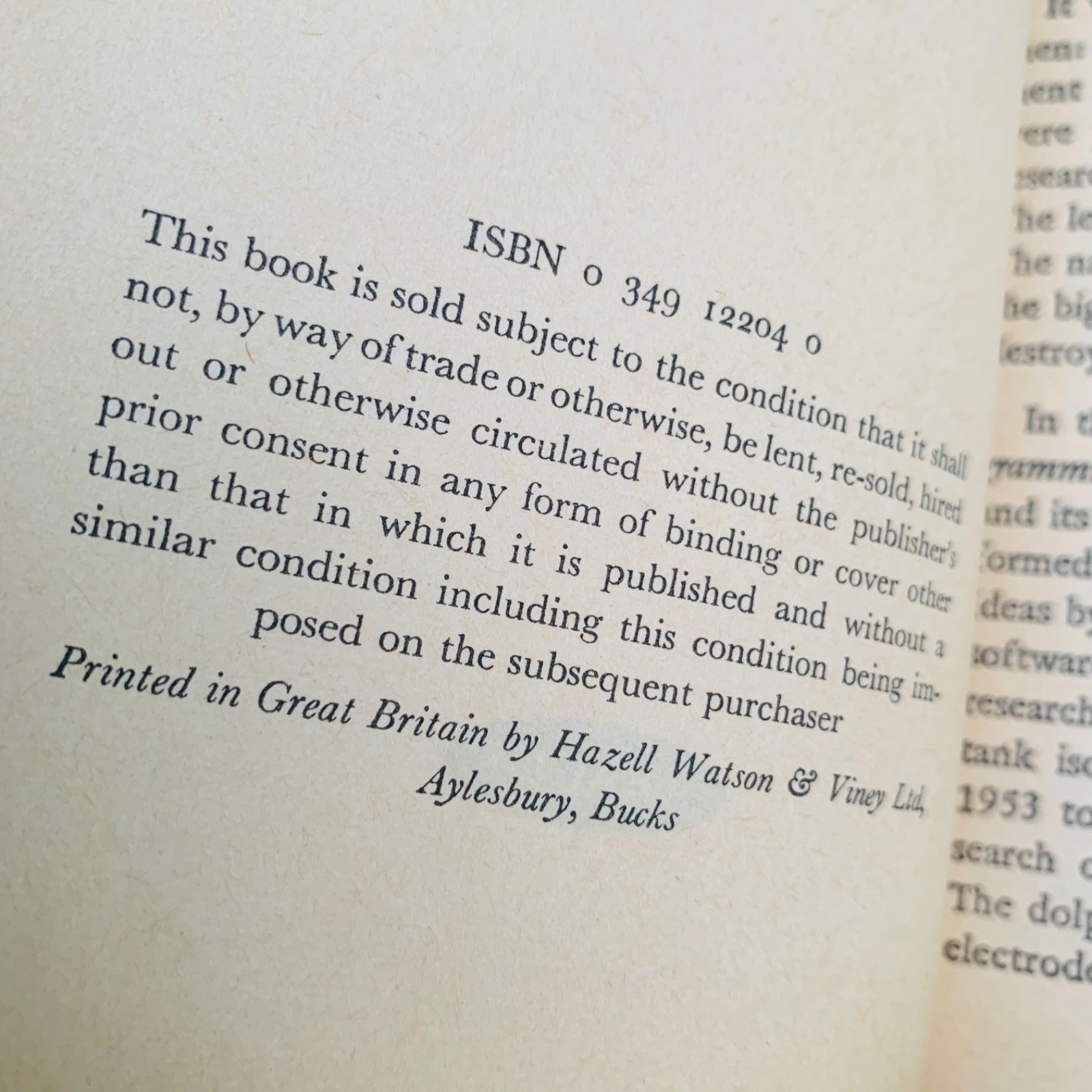 The Human Biocomputer by John C Lilly Abacus Books 1974 UK Edition VTG Softcover