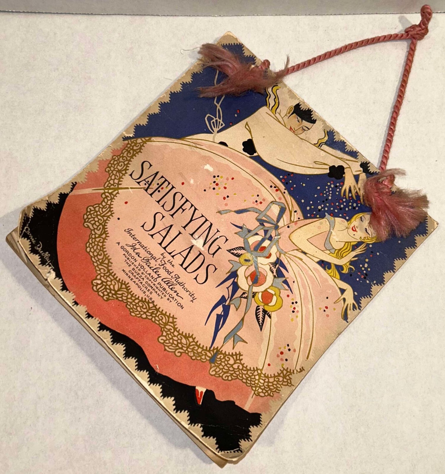 BUZZA VOLLAND Satisfying Salads Recipe Book IDA BAILEY ALLEN Art Deco 1920s