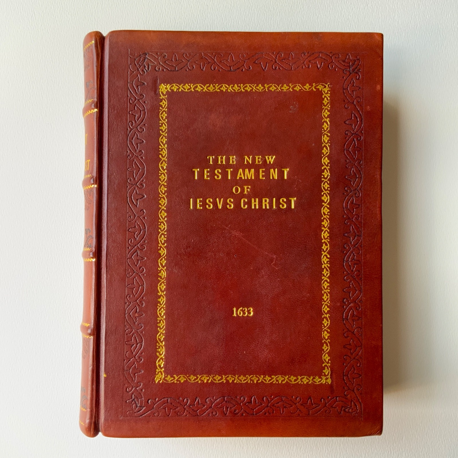 1633 Rheims New Testament Facsimile Leather Gilt Edges Pre-Challoner Catholic