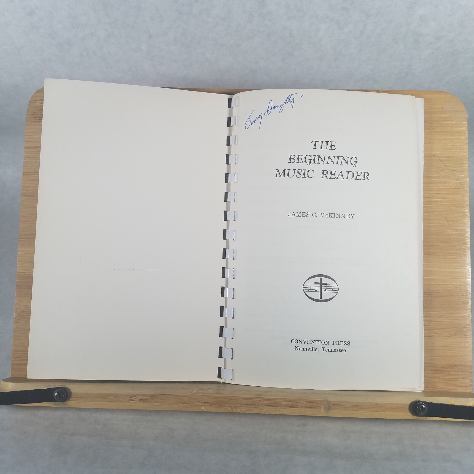 The Beginning Music Reader – 1969 Comb Bound Paperback by James C. McKinney