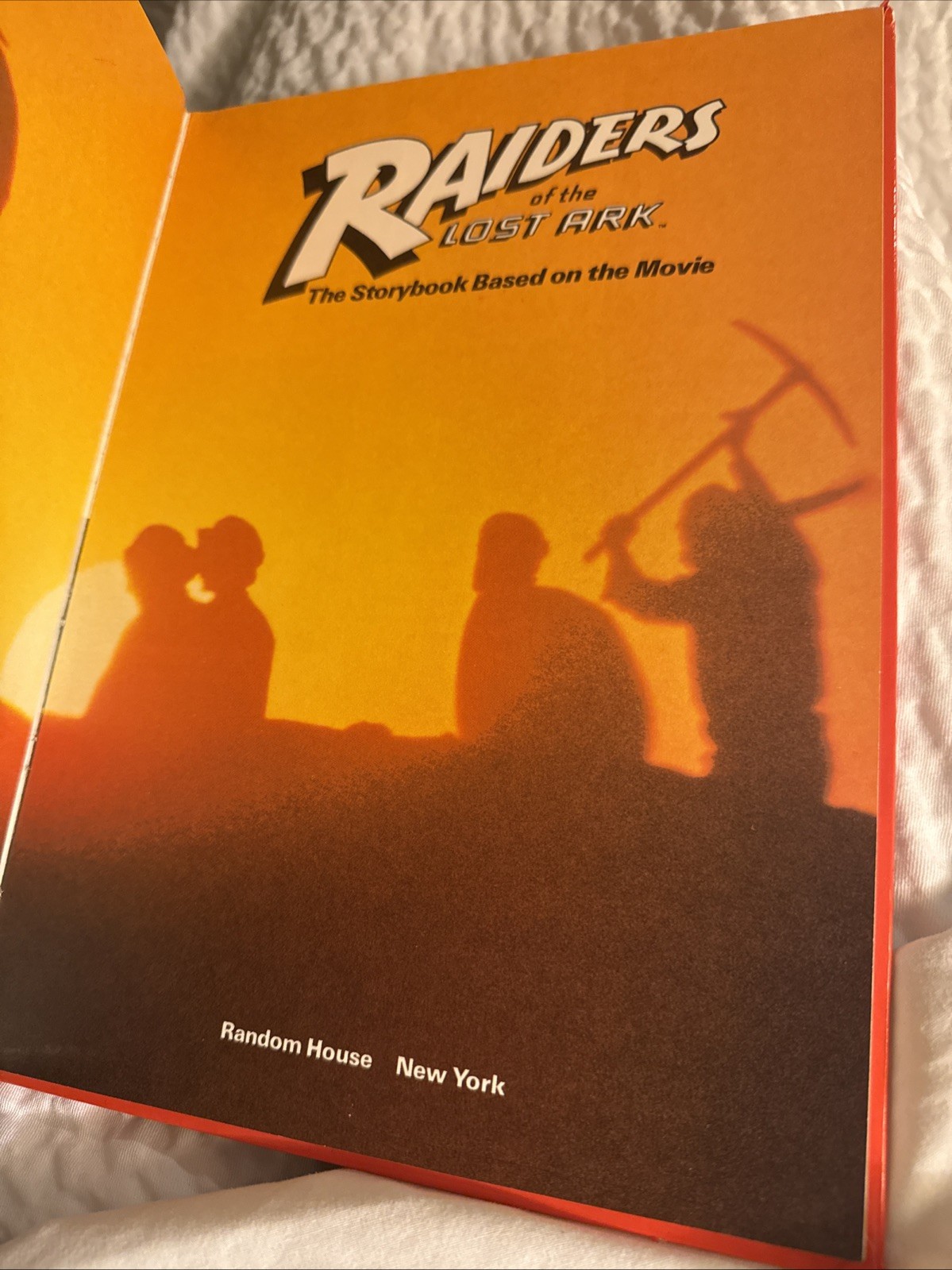 Raiders Of The Lost Ark – The Storybook Movie Hardcover Random House 1981 First