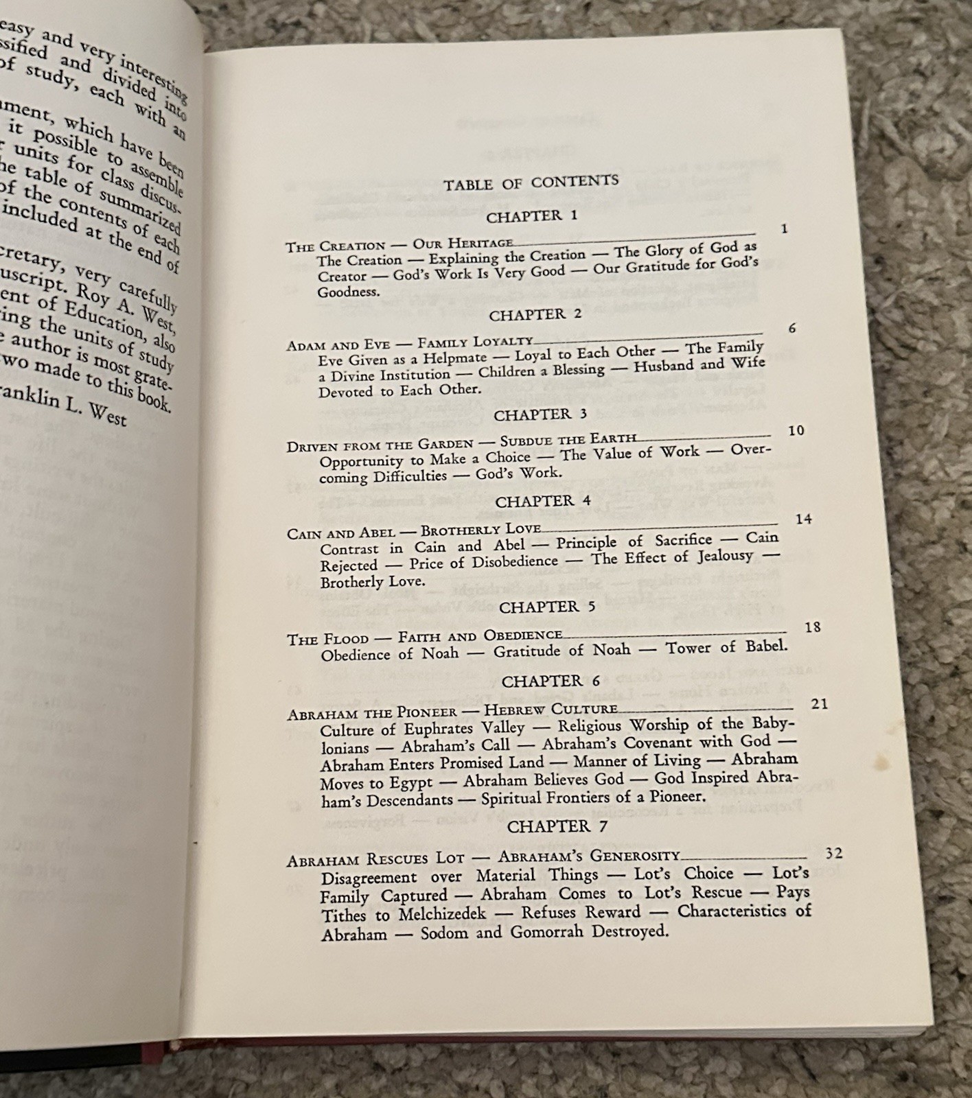 Discovering the Old Testament by Franklin L. West 1960 Deseret Religious HC Book