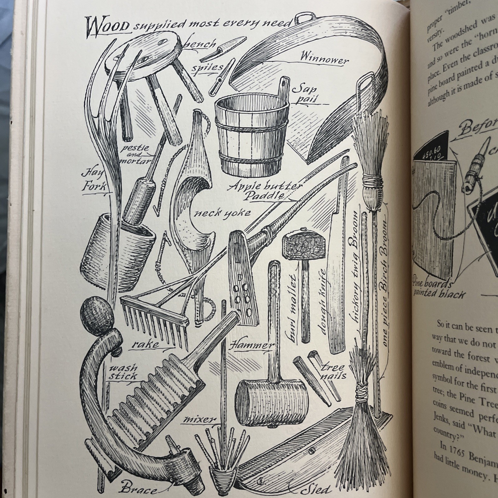 Signed Reverence for Wood Eric Sloane First Ed 1965 HCWDJ Dust Jacket Book Illus