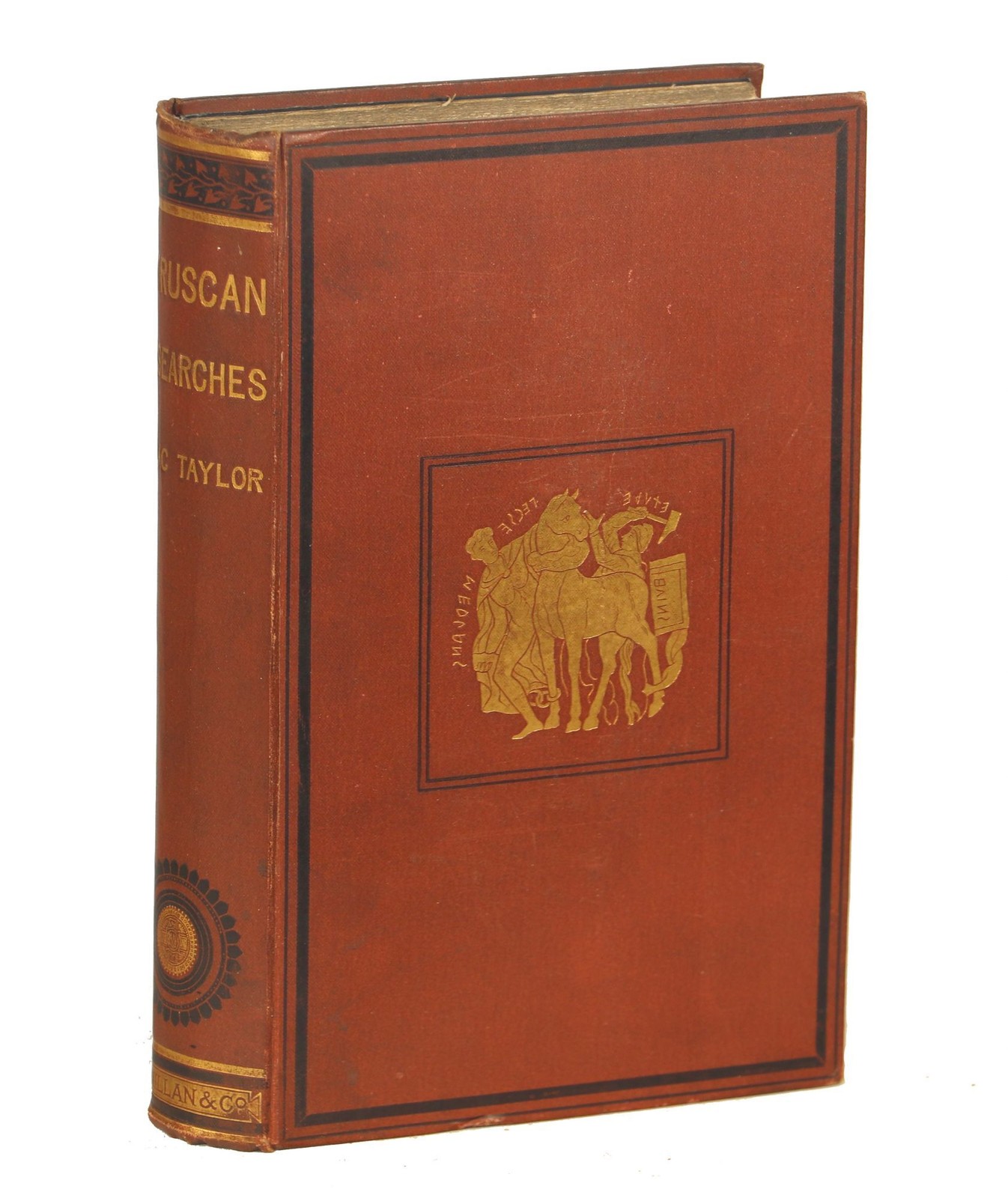 Isaac Taylor / Etruscan Researches 1st Edition 1874