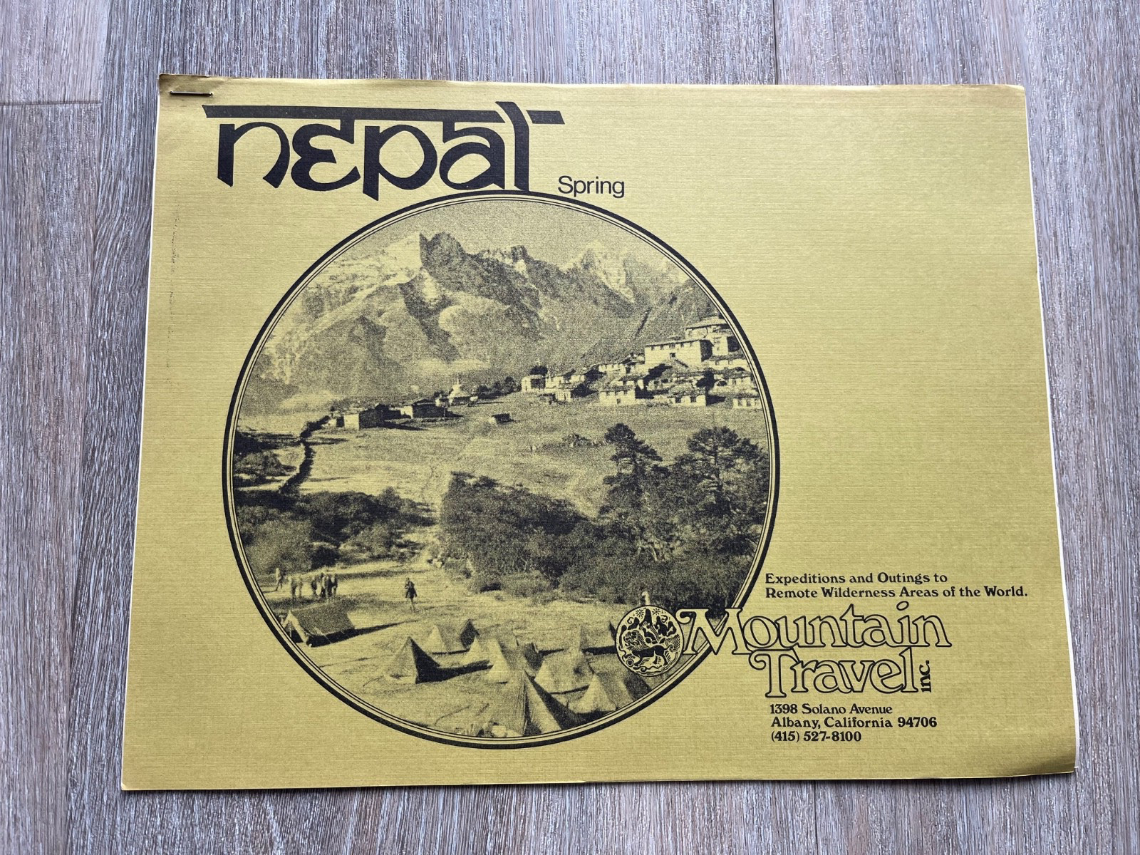 nepal spring expeditions – from mountain travel in california ( stapled )
