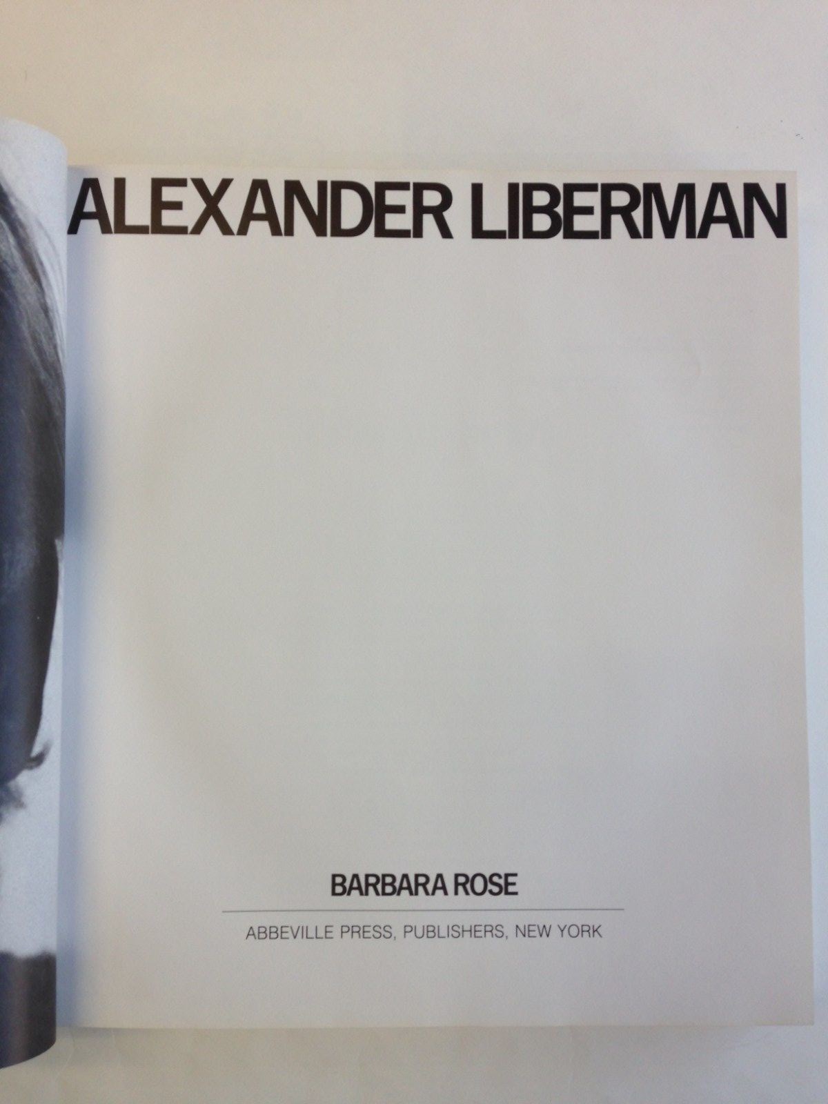 Alexander Liberman Barbara Rose 1983 HCDJ Abbeville SIGNED