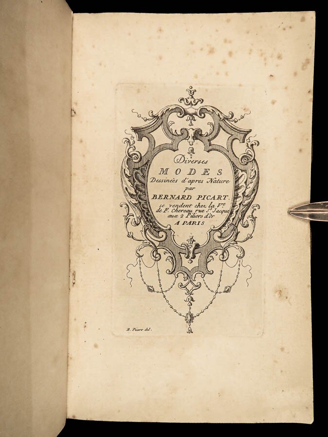 1720 PICART Fashion Engravings Swedish Dresses Holland Costumes Clothing RARE