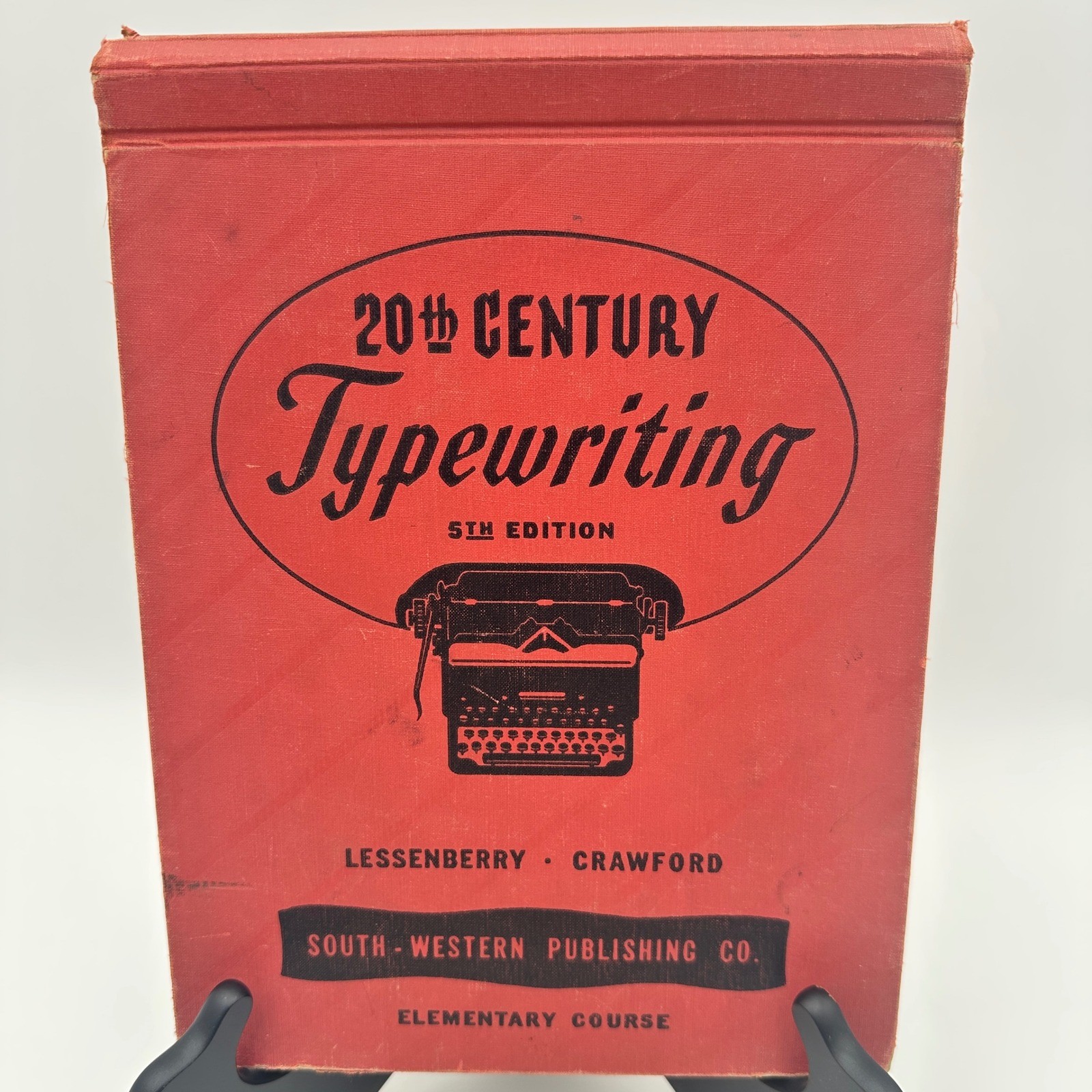 20th Century Typewriting Textbook 1947 5th Ed Top Bound South-Western Publishing