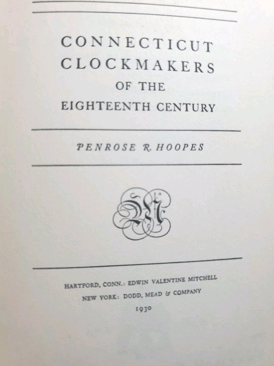 Typographic Compilation; A Book of Only Title Pages of Other Books ! Rare, 1931
