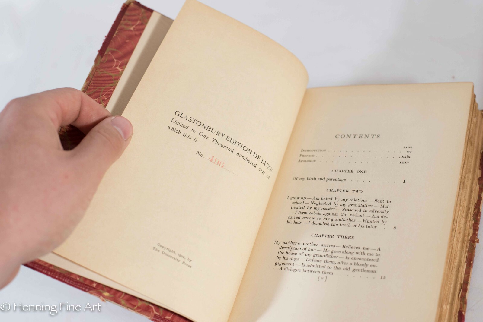 The Works of Tobias Smollett Edition de Luxe 1902 Limited Edition 2 Volumes