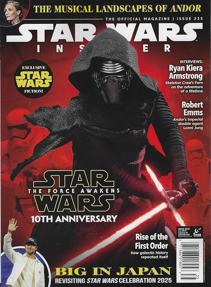 STAR WARS INSIDER MAGAZINE #235 JAN/FEB 2026 THE FORCE AWAKENS 10TH ANNIVERSARY