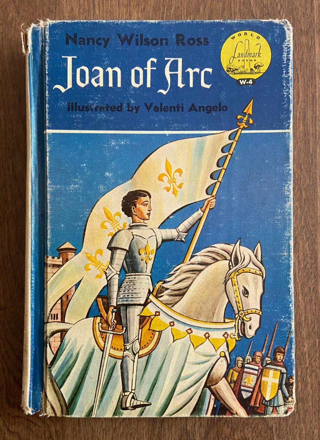 World Landmark W-4 Joan of Arc Nancy Wilson Ross Random House 1953 Homeschool