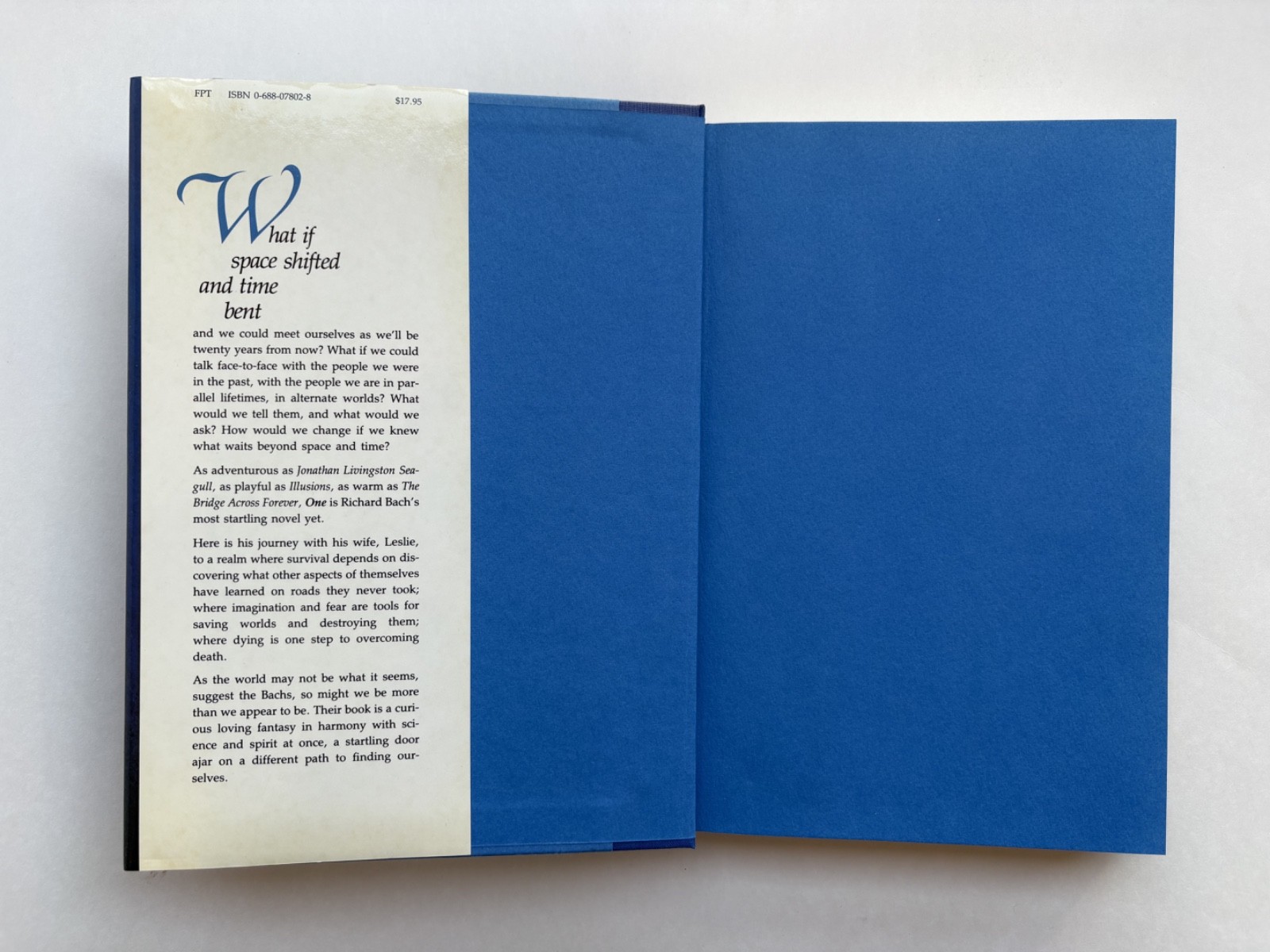 Richard Bach *SIGNED* / ONE 1st Edition, 1st Print (1988) Hardcover