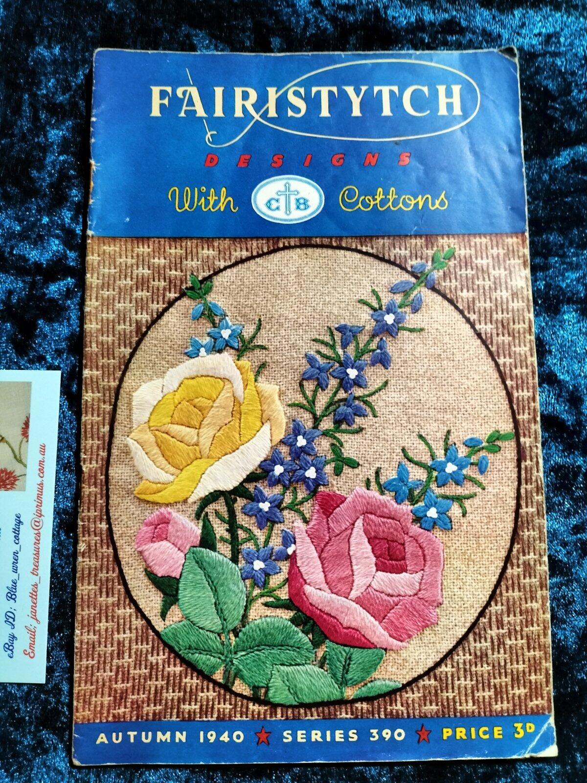 Super RARE ‚Fairistytch‘ Autumn 1940 Series 390 Booklet