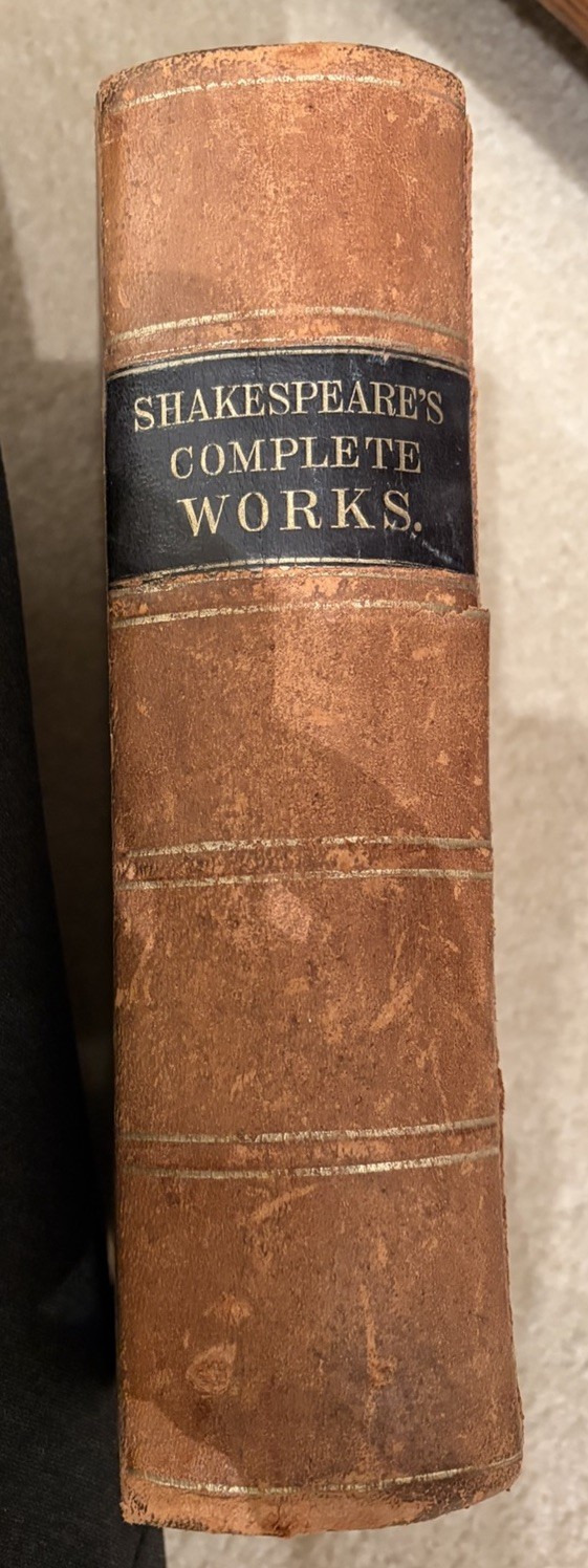 1879 Shakespeare Complete Works Porter&Coates–Antique Leather Few Detached Pages