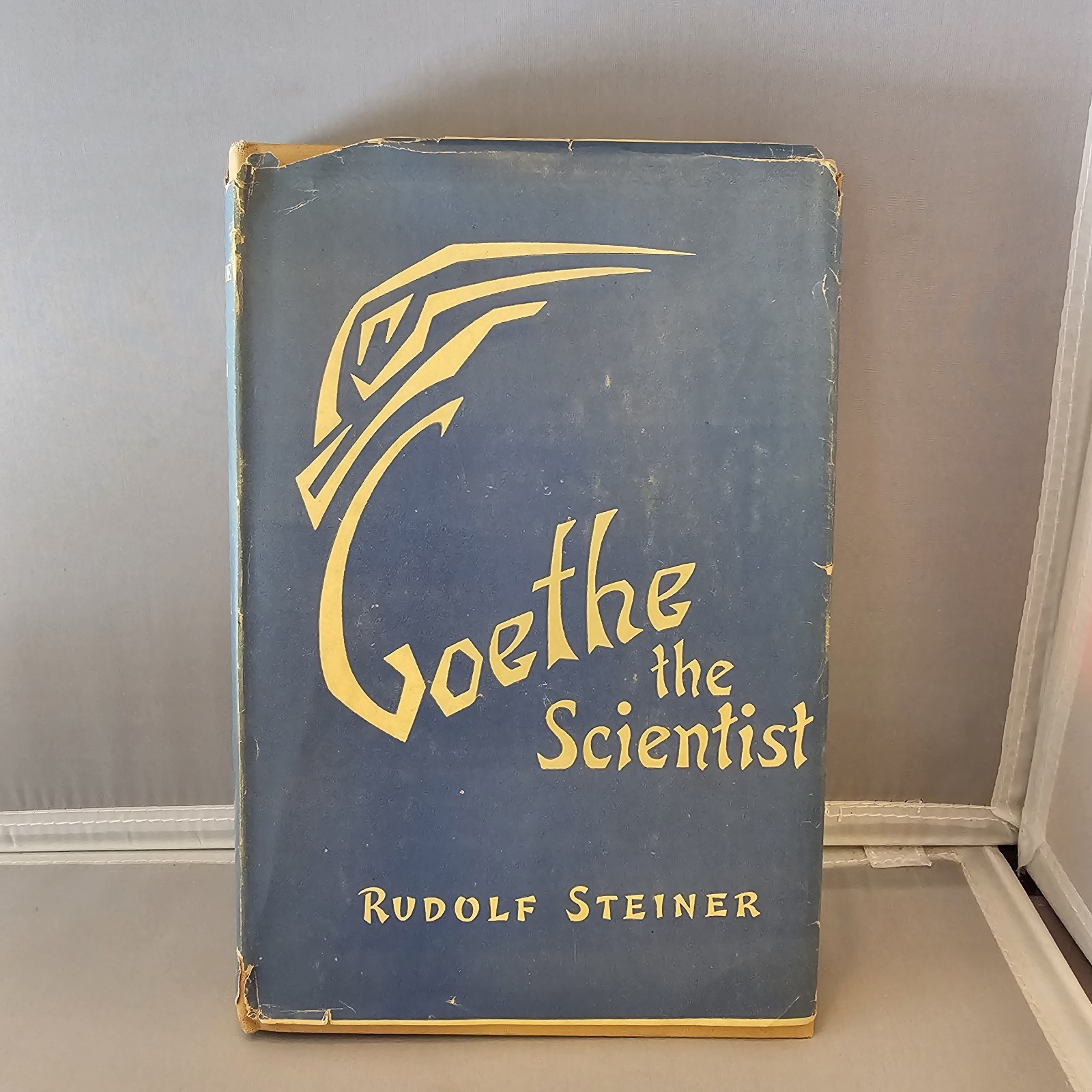 1950, 1st Ed, DJ, GOETHE THE SCIENTIST, by RUDOLF STEINER, ANTHROPOSOPHIC PRESS