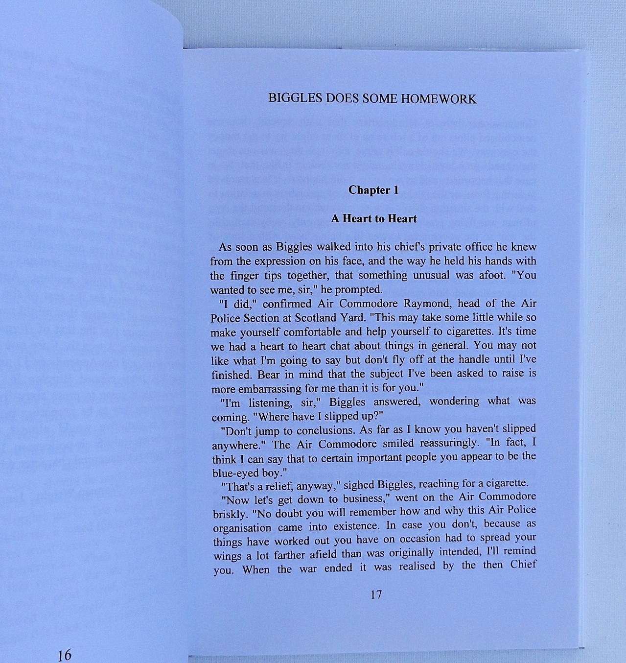 BIGGLES DOES SOME HOMEWORK – W.E Johns – 2007 – Limited 2nd Edition –