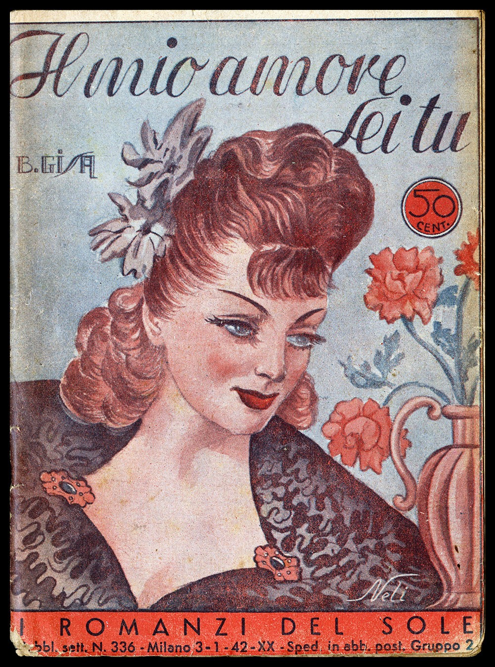 1942 I ROMANZI DEL SOLE #336, B. Gisa, Illustrator