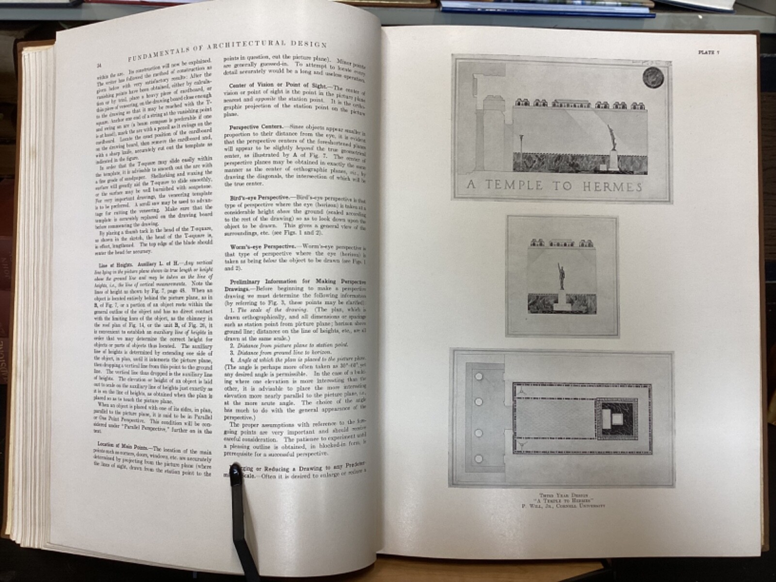 1930 Fundamentals of Architectural Design by William Wirt Turner, Illustrated