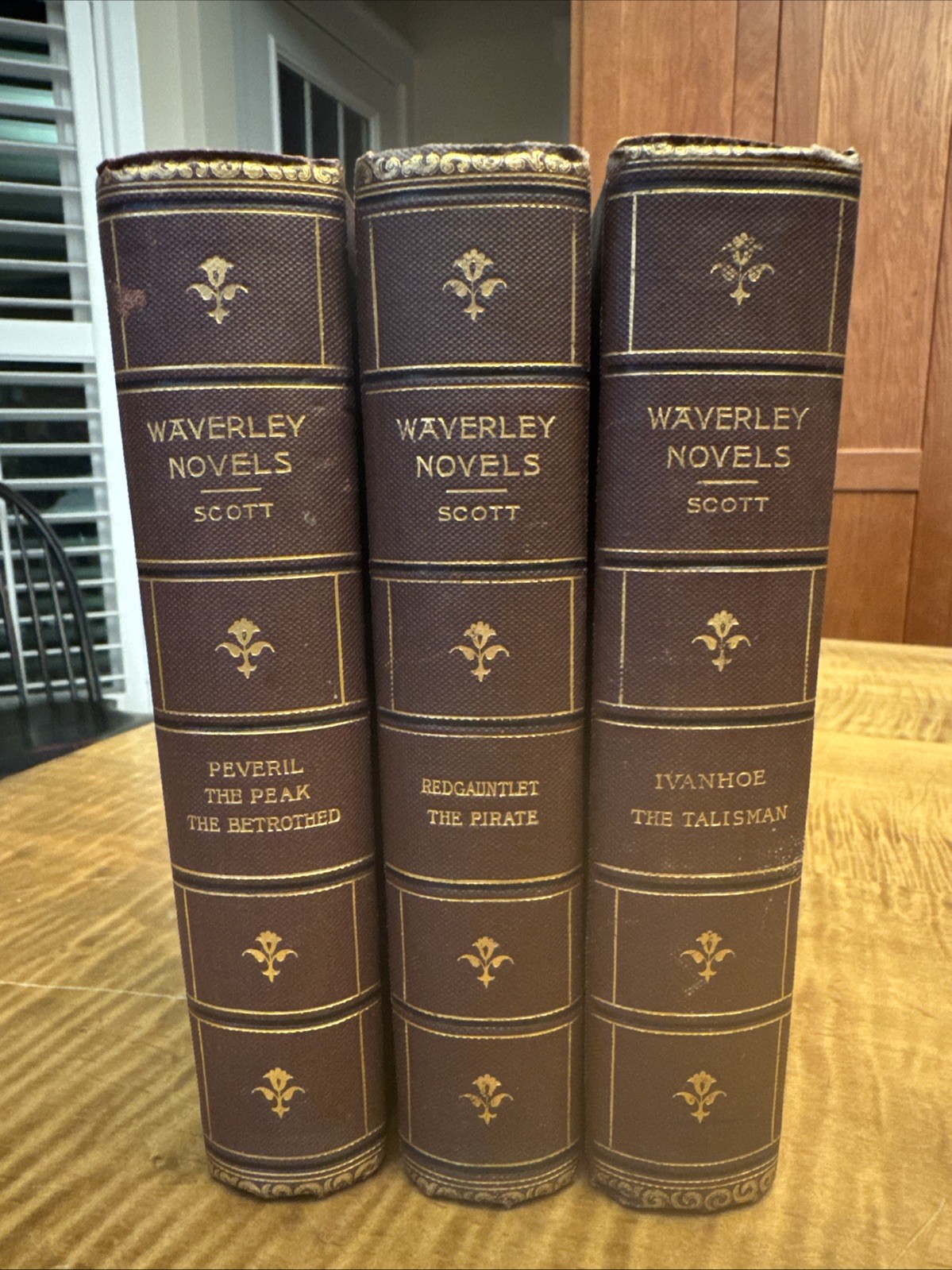 „Waverley Novels“ Series by Sir Walter Scott Circa 1890-1900, 3 Volumes, Lot C