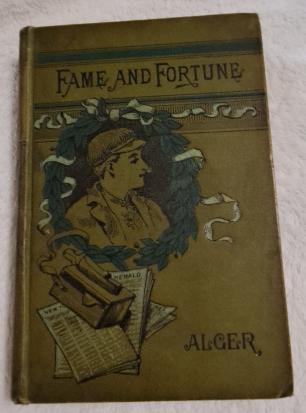 Fame And Fortune 1896 Horatio Alger Jr. HC Henry T. Coates & Co.