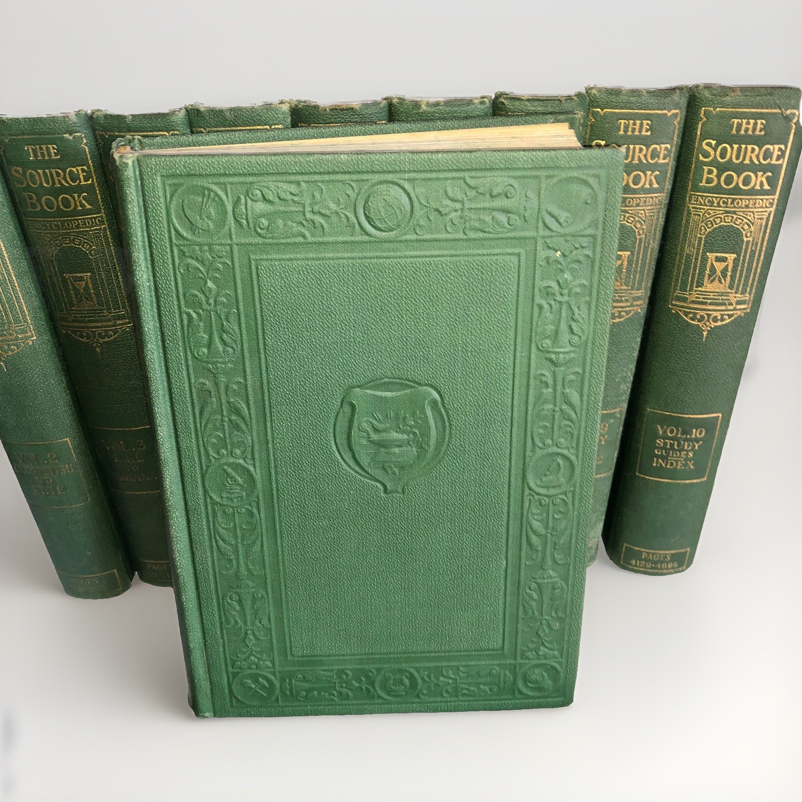 Complete Set The Source Book Encyclopedia – 1926 -Vols. 1-10