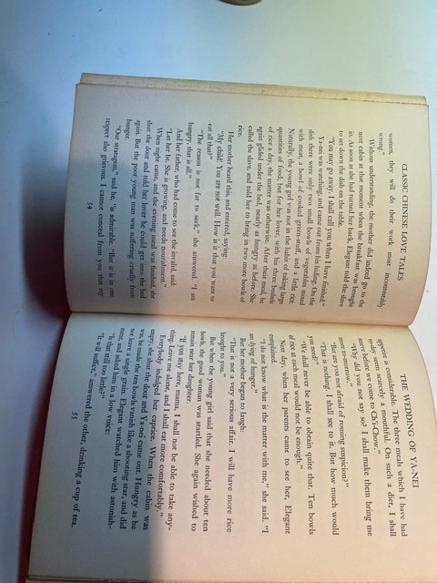 „Chinese Love Tales“ 1935 first edition illustrated by Valenti Angelo