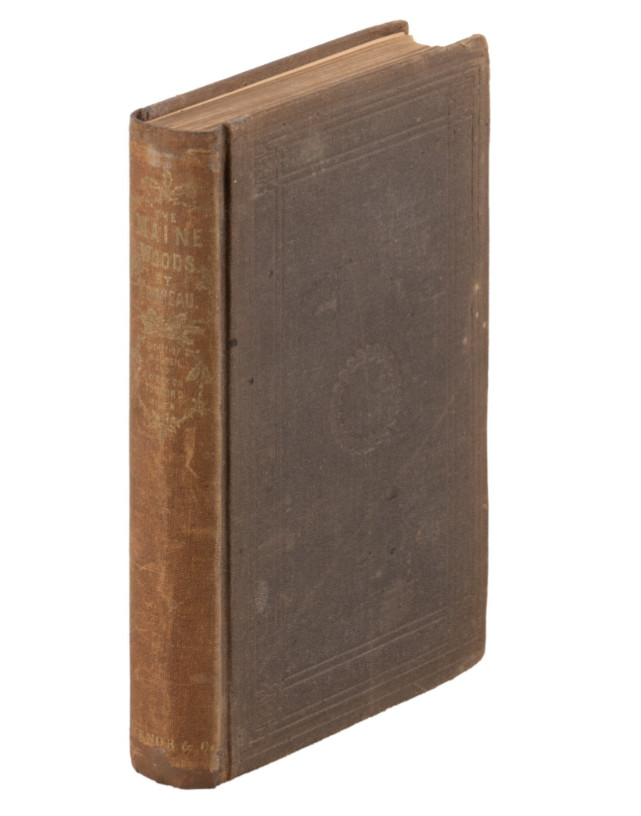 Henry David Thoreau – THE MAINE WOODS – 1864 First Edition, Ticknor & Fields
