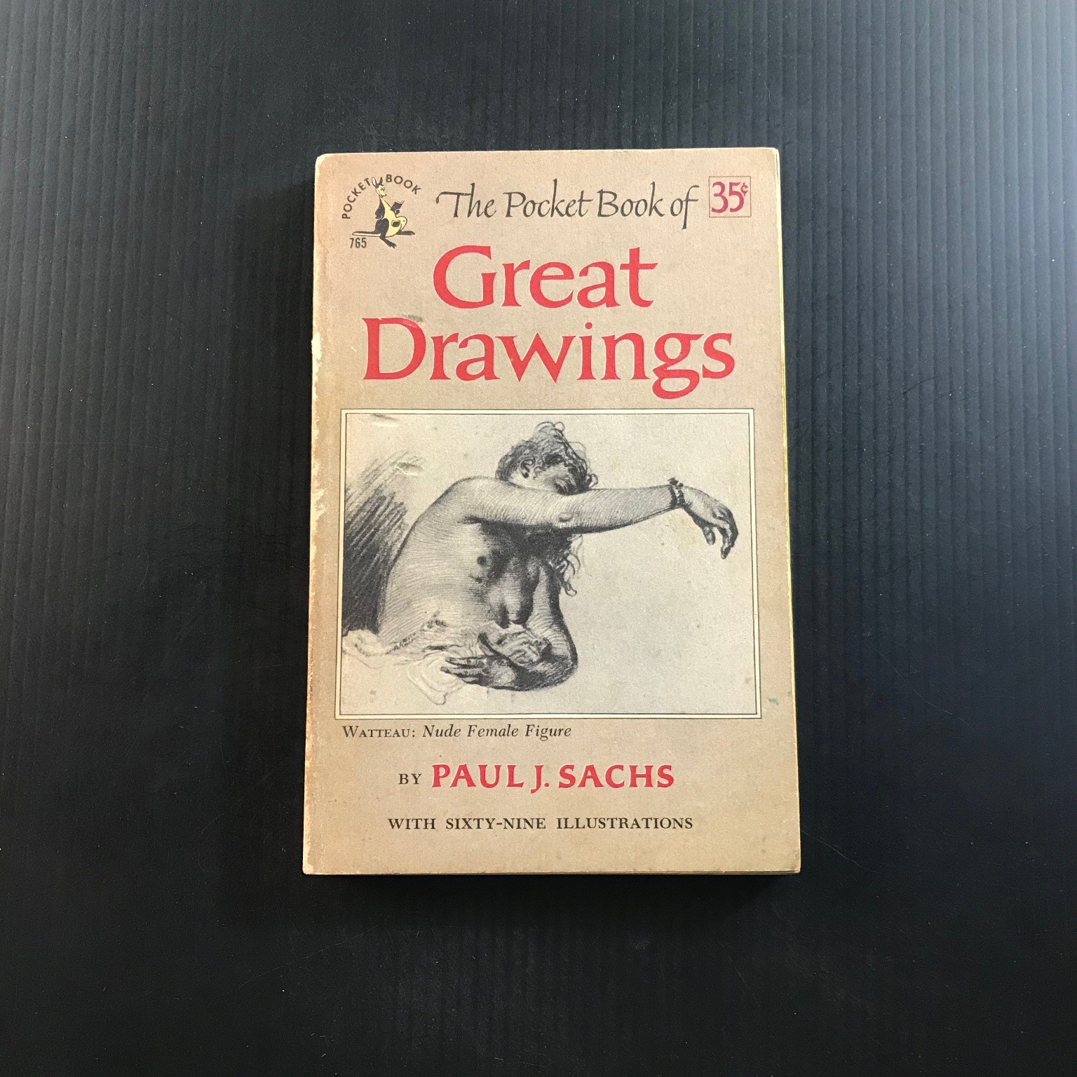 Great Drawings Paul J. Sachs 1951 Pocket Book Art History Illustrated