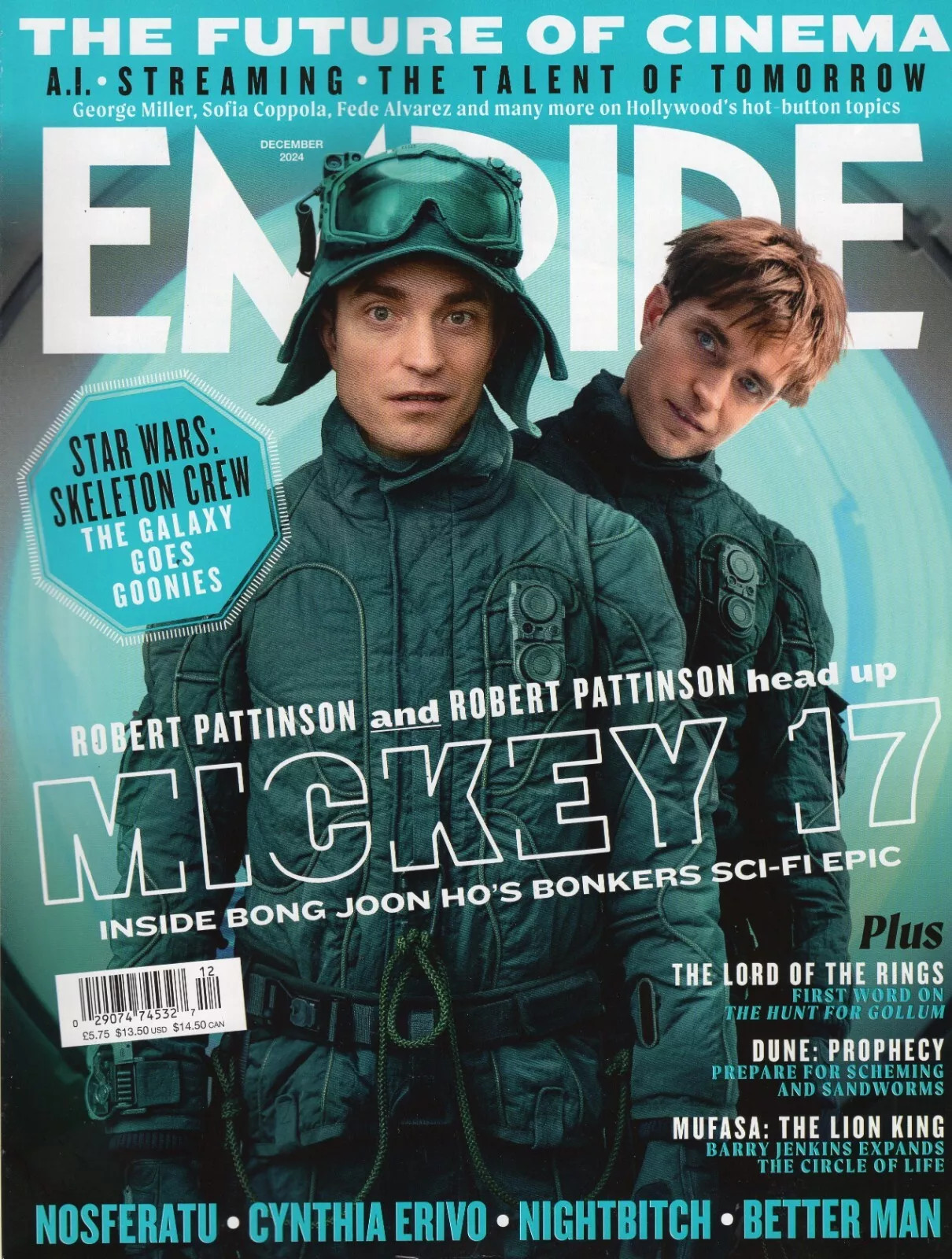 EMPIRE MAGAZINE #434 | DEC 2024 | MICKEY 17