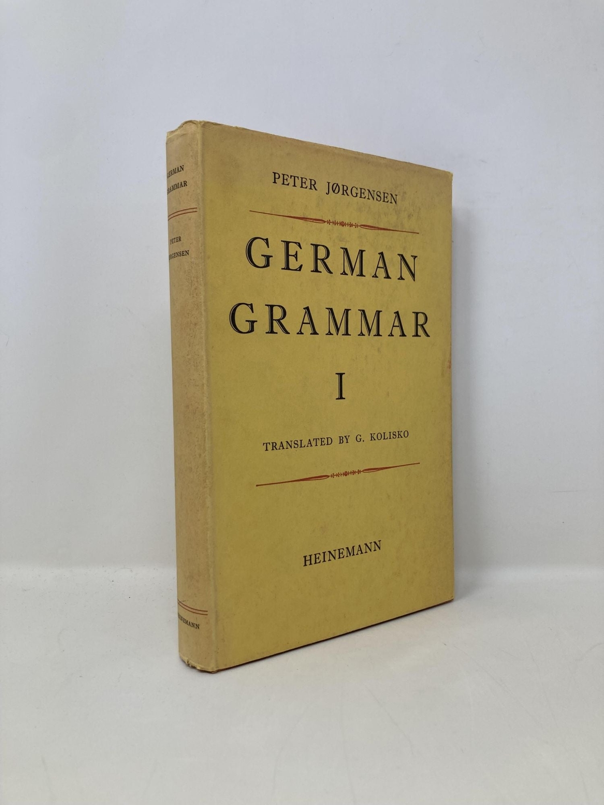 German Grammer I by Peter Jorgensen, Peter Kolisko First 1st Edition VG HC