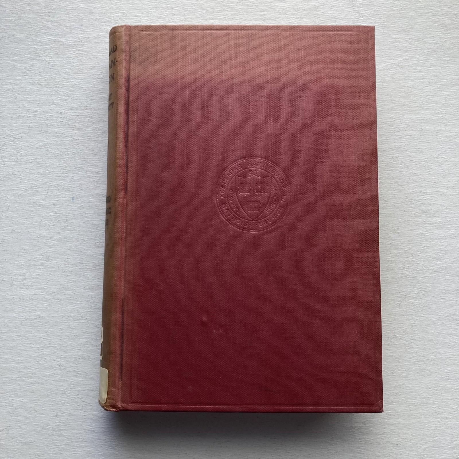 Vintage Railroad Reorganization Stuart Daggett 1924 Harvard Press Ex-Library