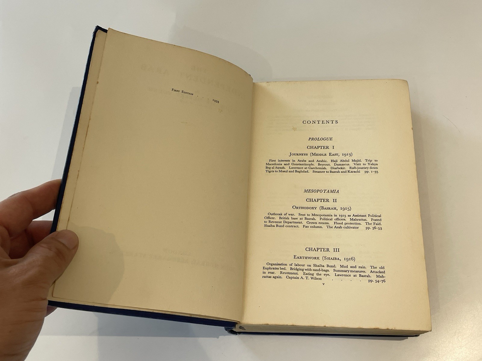 The Independent Arab, Major Sir Hubert Young, 1933 1st Edition, Maps Middle East