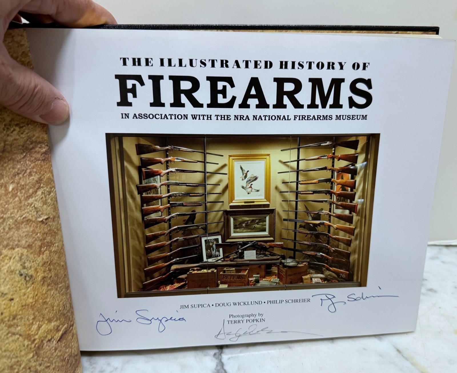 SIGNED BY THE AUTHORS – THE ILLUSTRATED HISTORY OF FIREARMS – 2012 – HARDCOVER
