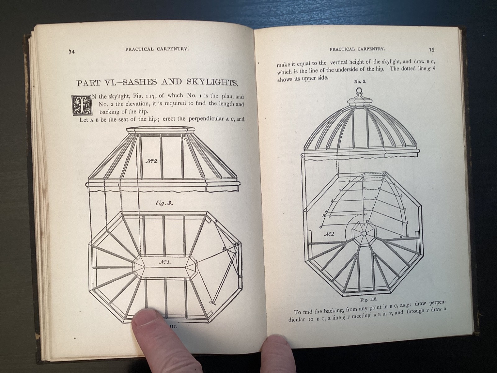 Practical Carpentry~Fred Hodgson~1898 Illustrated HC Book