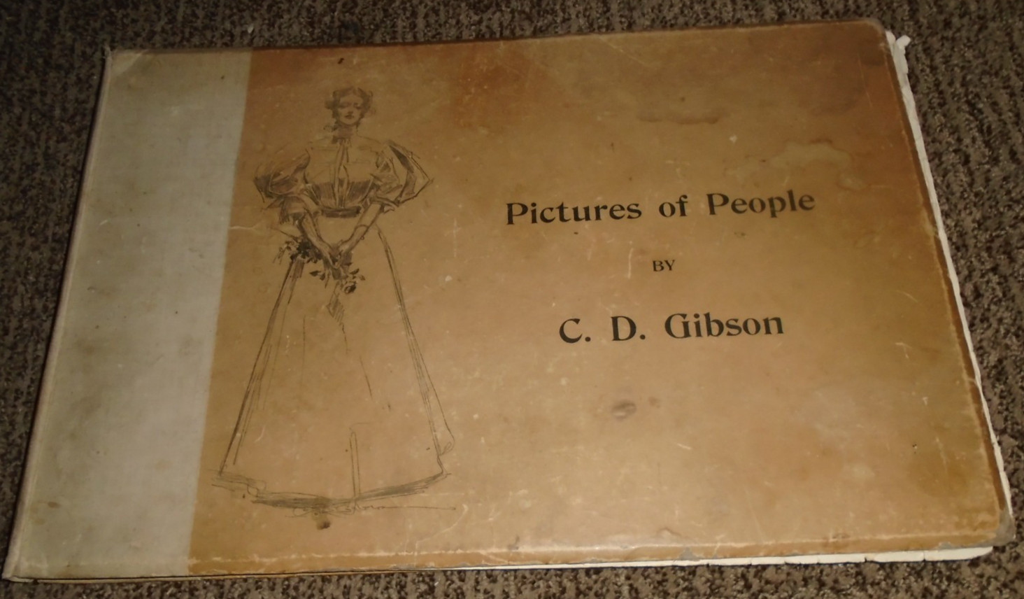 Charles Dana Gibson Picture People 1894 R H Russell 84 Drawing Print FREE SHIP