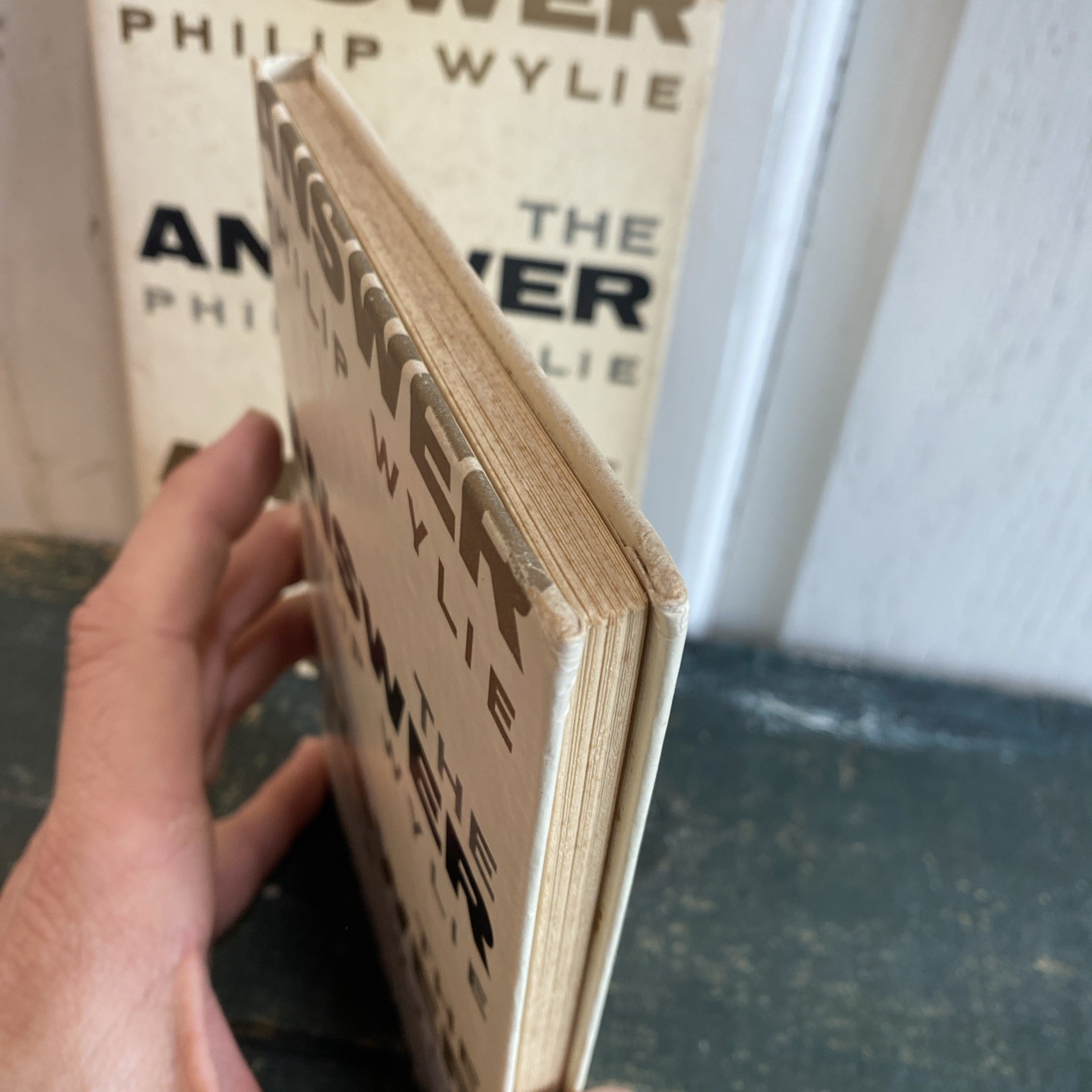 The Answer by Philip Wylie 1959 Nuclear Cold War Novel Hardcover with DJ