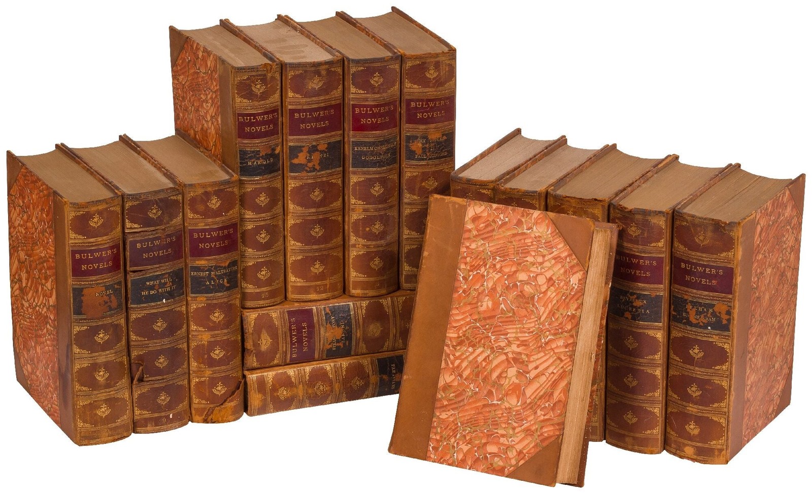 Edward Bulwer LYTTON / Bulwer’s Novels 15 Volumes 1884