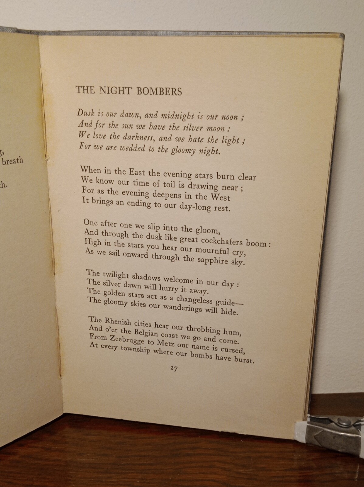 The Bombing Of Bruges Paul Bewsher First Great War Aviation Poet WW1