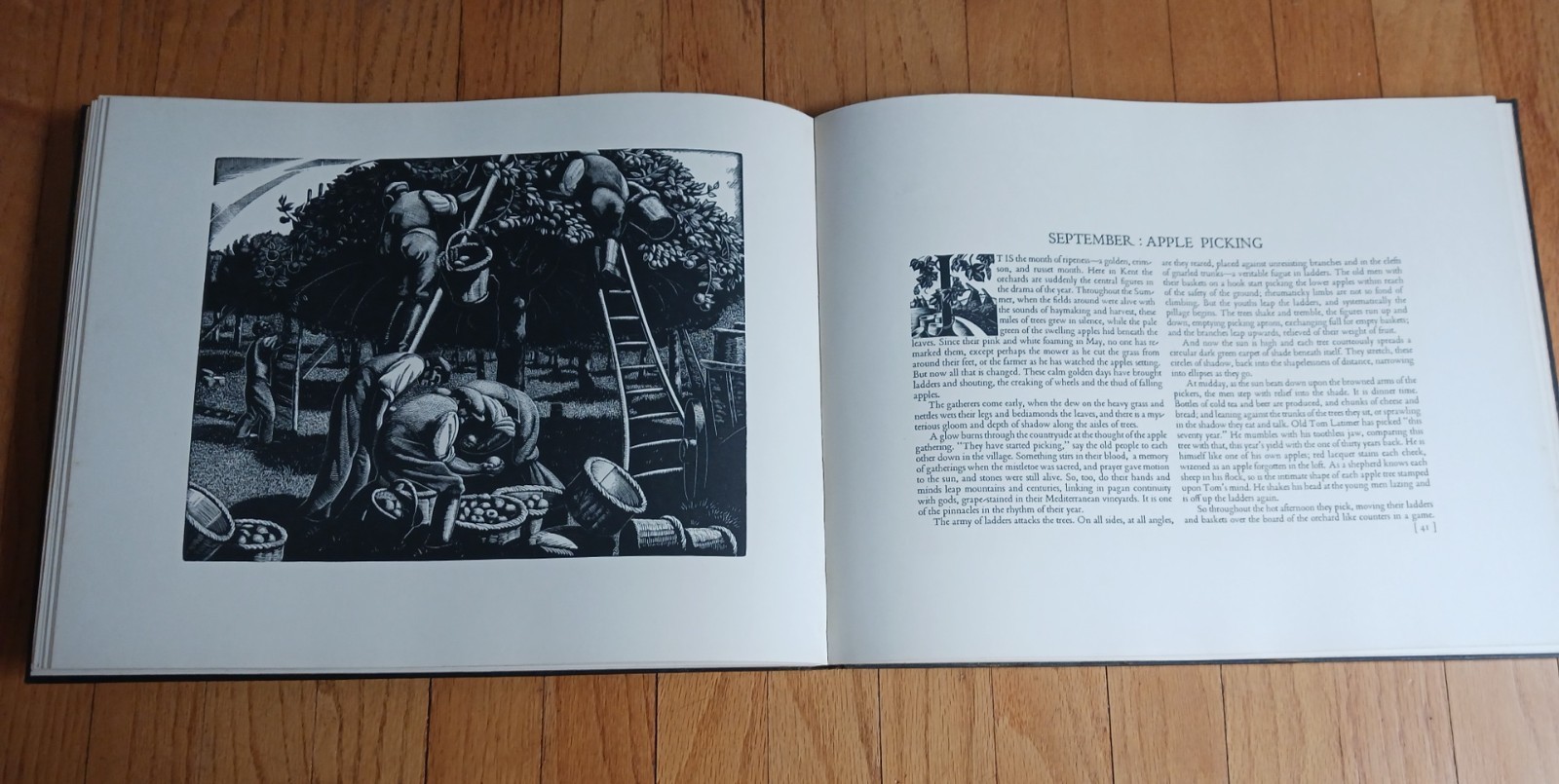 The Farmer’s Year Calendar of English Husbandry Clare Leighton First Edition