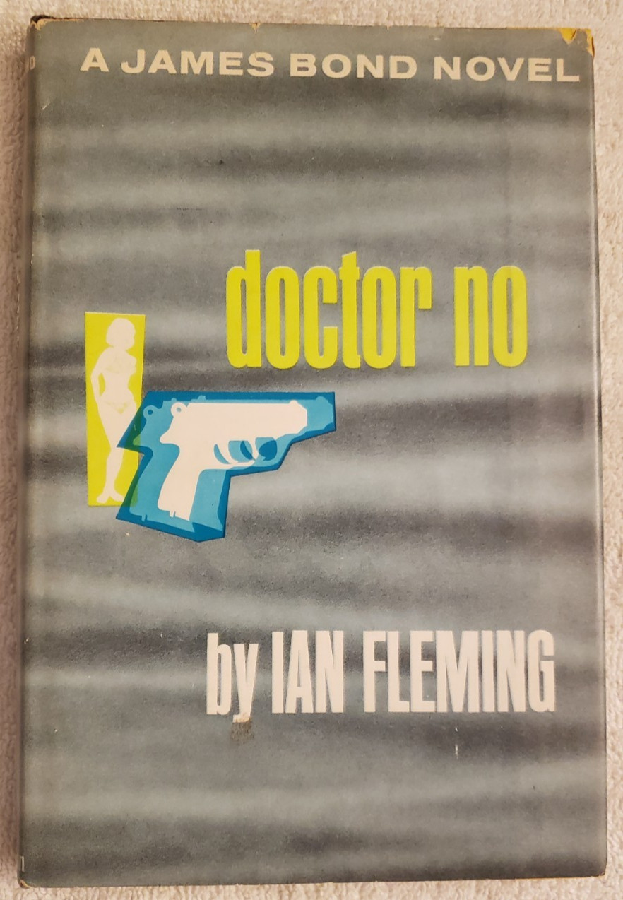 DOCTOR NO, James Bond 007, Ian Fleming, Early Vintage w / DJ BCE