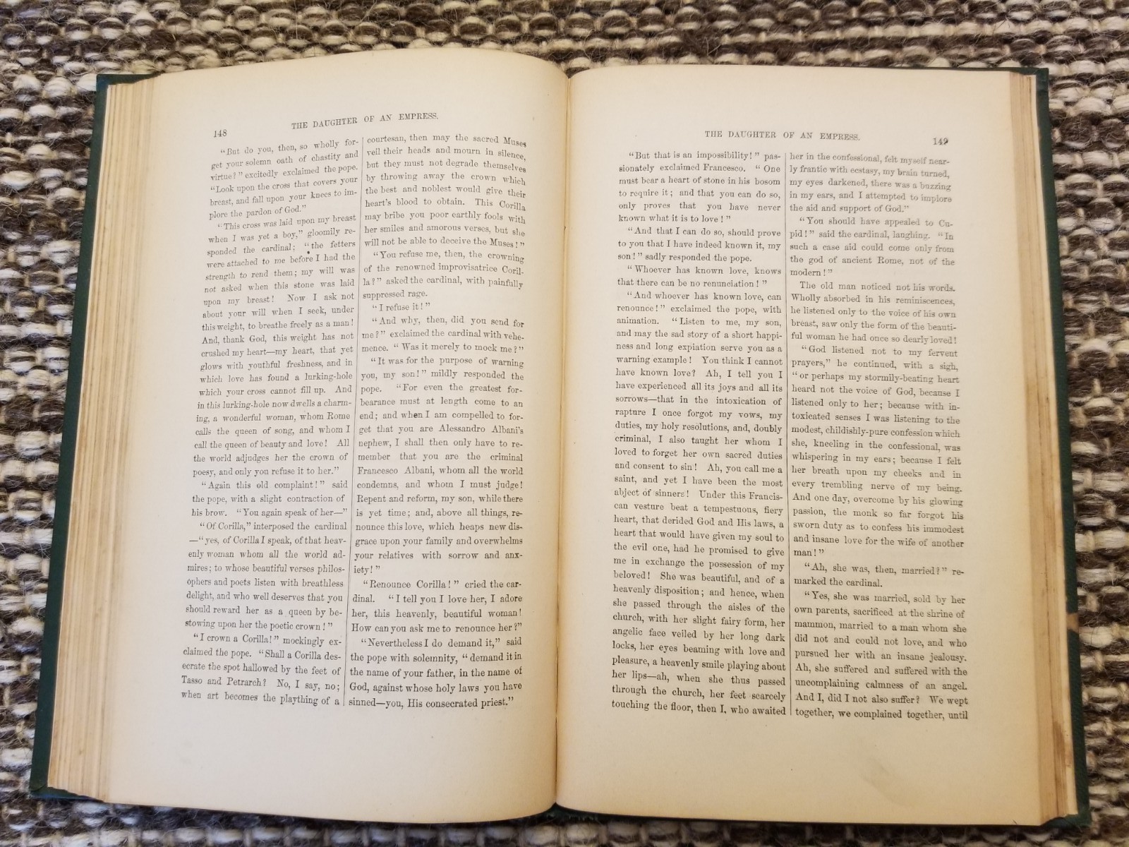 The Daughter of an Empress L. Muhlbach Translated by Nathaniel Greene HC 1867
