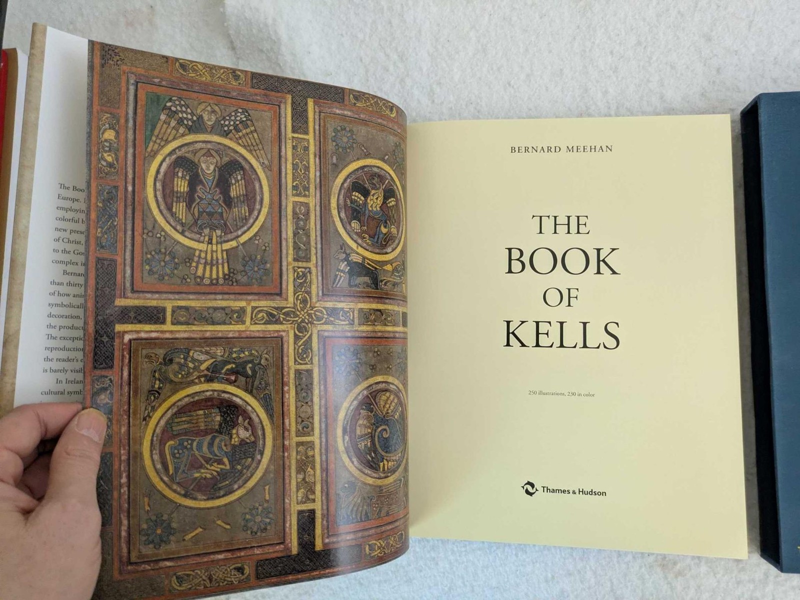 Bernard Meehan THE BOOK OF KELLS 2012 Thames & Hudson, NY 1stEd w/Slipcase