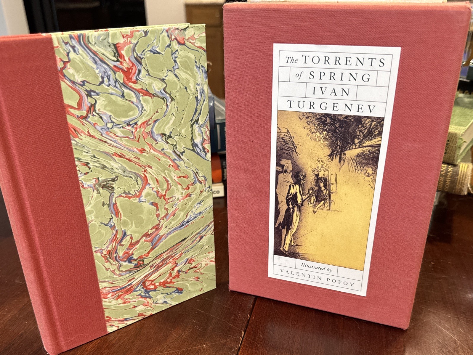 ?The Torrents of Spring by Ivan Turgenev (1996) Valentin Popov HB W/ Slipcover