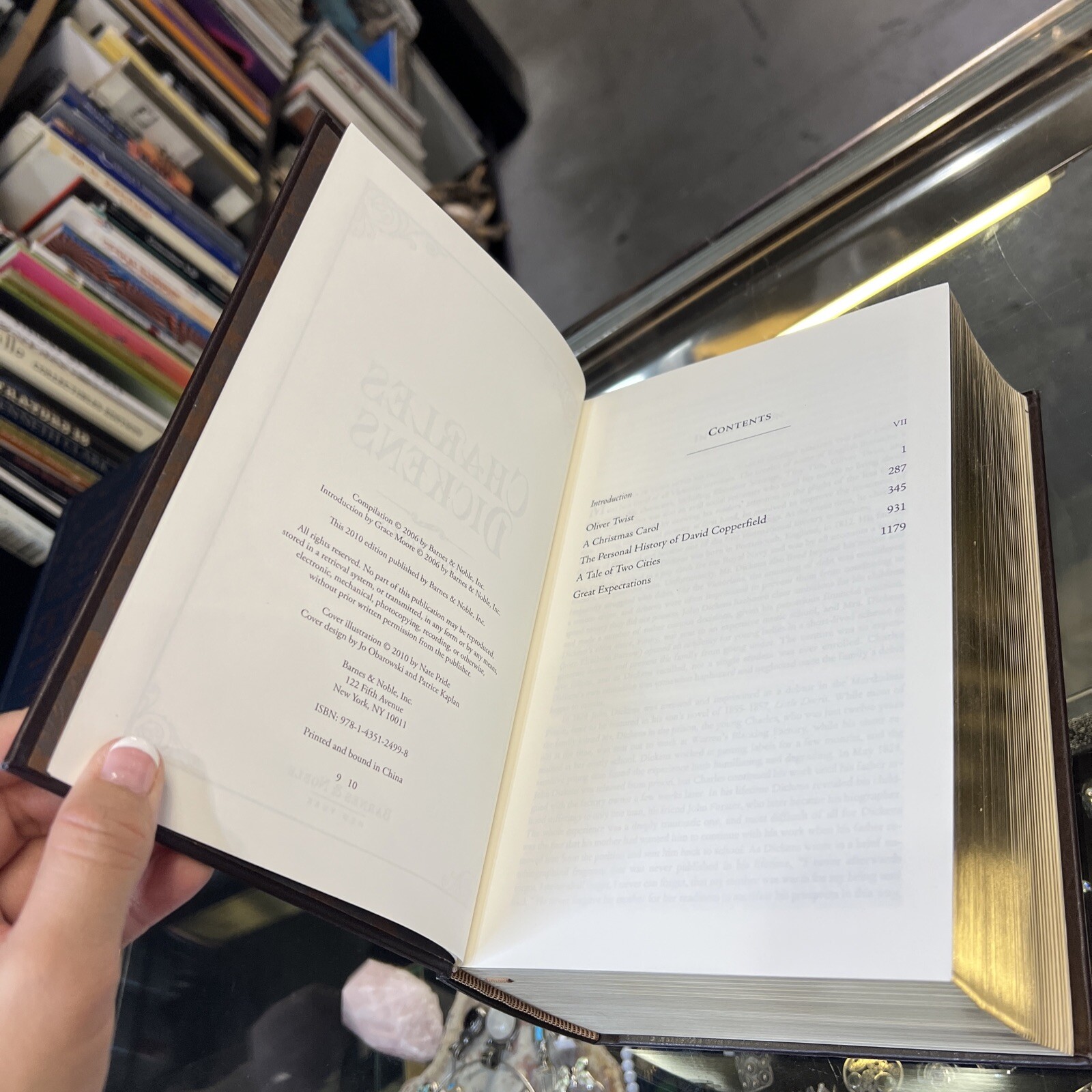 Charles Dickens: Five Novels | 2010 Barnes & Noble Leatherbound Edition