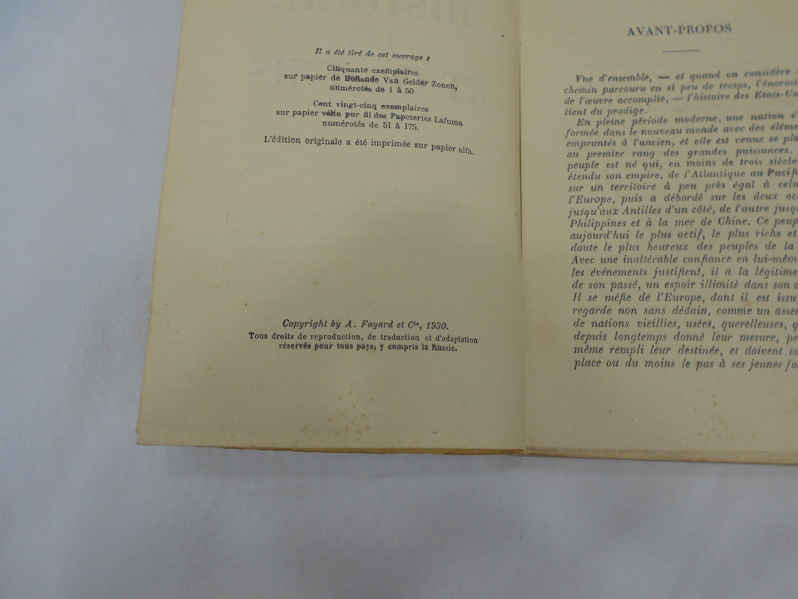 Firmin Roz 1930 UNITED STATES HISTORY Histoire des Etats-Unit French book