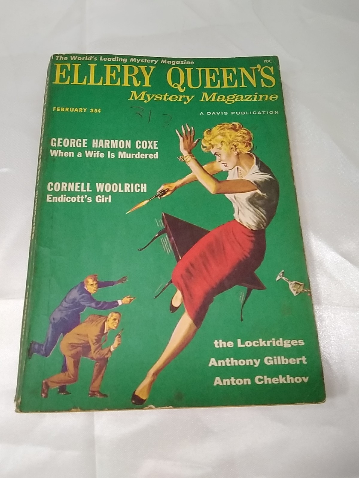 Ellery Queen’s Mystery Magazine 1958 George Harmon Coxe, Cornell Woolrich